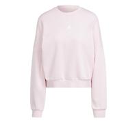 adidas Damen Essentials SMALL Logo Feel Cozy Relaxed FIT Sweatshirt, Clear pink/White, XL