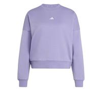 adidas Damen Essentials Small Logo Feel Cozy Relaxed Fit Sweatshirt, Magic Lilac/White, XS