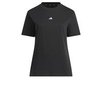Adidas T-Shirt Essentials Small Logo Damen Rundhals Kurzarm 100% Baumwolle 1X schwarz/weiß