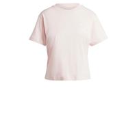 adidas Damen Essentials SMALL Logo T-Shirt, Sandy pink, XS