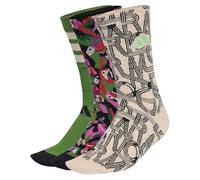 adidas Damen FARM 3PP SOCKS, Crystal Linen/black/crew green, 37-40