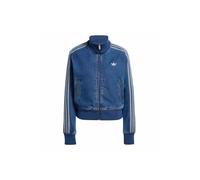 adidas Damen Firebird Denim Jacke, blu, XS