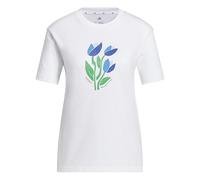 BLOOM AT YOUR OWN PACE GRAFIK T-SHIRT White M