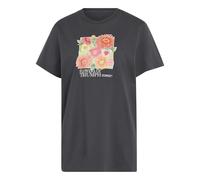 LOCKER GESCHNITTENES FLORAL GRAFIK T-SHIRT 2 Carbon M