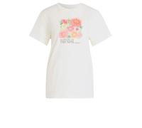 adidas Damen Floral Loose Graphic 2 Shirt, Off White, M