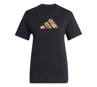 adidas Damen Floral Regular Graphic Shirt, Black, M