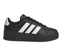 Plateausneaker ADIDAS SPORTSWEAR "STREETTALK BOLD", Damen, Gr. 38,5, core schwarz, ftwr weiß, matte gold, Synthetik, Schuhe Plateausneaker, inspiriert vom Design des adidas Superstar (20472224-38,5) c