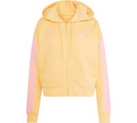 Adidas Kapuzensweatshirt W 3S FT FZ HD Damen Gr. S – semi ice tangerine/st tropic bloom