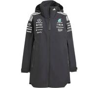 ADIDAS Damen Funktionsjacke MERCEDES - AMG PETRONAS FORMULA ONE TEAM MYSHELTER (JZ7400) L BLACK/WHITE