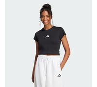 adidas Women's Future Icons SMALL Logo Baby T-Shirt, Black, L
