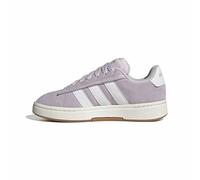Sneaker ADIDAS SPORTSWEAR "GRAND COURT ALPHA", Damen, Gr. 37, ice lavender, ftwr weiß, gold metallic, Leder, Textil, Schuhe Sneaker, inspiriert vom Design des adidas campus 00 (78966528-37) ice lavend