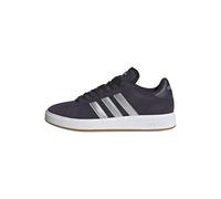 adidas Damen Grand Court Base 00s Shoes, Black/Matte Silver/Cloud White, 36 2/3 EU