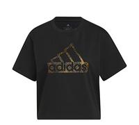 Adidas Damen Graphic Tee (Short Sleeve) W Rept Bos Cr T, Black, HR5317, 2XS