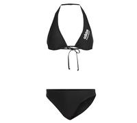 adidas Damen Halterneck Bikini Badeanzug, Black, XL
