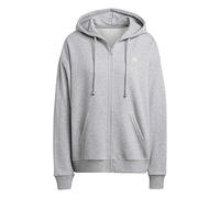 Adidas Damen Hooded Track Top W All Szn Ft Fz, Medium Grey Heather, IC6480, XS