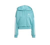 ADIDAS Damen Hoodie Half Zip 3S petrol | S