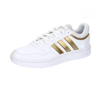 adidas Damen Hoops 3.0 Low Classic Basketball Shoes, FOOTWEAR WHITE/FOOTWEAR WHITE/MAGOLD, 38 EU