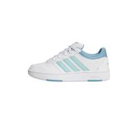 adidas Damen Hoops Classic Shoes, FTWR White/Flash Aqua/preloved Blue, 35 1/2 EU