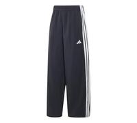 adidas Damen Iconic Woven Wide Leg Trackpants with Bunjees Pants, Black/White, L