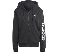 adidas LIN FT FZ Hoodie Damen Kapuzenjacke schwarz/weiß, S