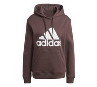 adidas Damen Essentials Big Logo Regular Fleece Hoodie, Shadow Brown, S