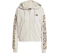 ADIDAS Damen Kapuzensweat Animal Print 3-Stripes French Terry Full-Zip (JM1860) L WONALU/MULTCO