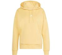 Kapuzensweatshirt ADIDAS SPORTSWEAR "W SL FC HD", Damen, Gr. XL, semi ice tangerine, weiß, Obermaterial: 70% Baumwolle, 30% Polyester, angesetztes Bündchen, Sweatshirts (27215456-XL) semi ice tangerin