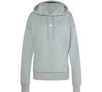 Kapuzensweatshirt ADIDAS SPORTSWEAR "ESSENTIALS SMALL LOGO FRENCH TERRY HOODIE", Damen, Gr. M, wonder sage, weiß, Obermaterial: 70% Baumwolle, 30% Polyester, angesetztes Bündchen, Sweatshirts (2967221