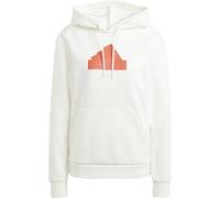 ADIDAS Damen Kapuzensweat Future Icons Badge of Sport (IS3639) L OWHITE/BRIRED