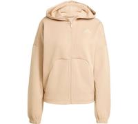 Kapuzensweatshirt ADIDAS SPORTSWEAR "W FI SL FZ HD", Damen, Gr. L, beige (warm sandstone), Obermaterial: 68% Baumwolle, 32% Polyester, Sweatshirts (92598506-L) warm sandstone