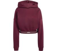 adidas Hyperglam Cropped Hoodie Damen KC7665 - maroon XL