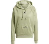ADIDAS Damen Kapuzensweat Signature Graphic Embroidery French Terry Loose - Gr. - XL