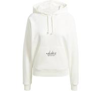 adidas Damen Signature Graphic Embroidery French Terry Loose Hoodie, Off White, XS