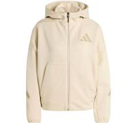adidas Z.N.E. Damen Kapuzenjacke beige - L