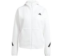 Kapuzensweatshirt ADIDAS SPORTSWEAR "ADIDAS Z.N.E. ZIP HOODIE", Damen, Gr. M, weiß, Obermaterial: 57% Polyester, 43% Baumwolle, normal, Rundhals, angesetztes Bündchen, Sweatshirts (71093816-M) weiß