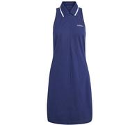adidas Seasonal Essentials Colorpop Embroidered Graphic Kleid Damen KC3942 - dark blue/white XXS