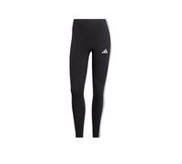 adidas Women's ESSENTIALS 3-STRIPES COTTON LEGGINGS, Black/White, XL