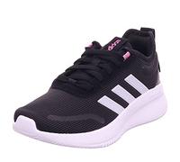 adidas Damen Lite Racer Rebold Straßen-Laufschuh, Core Black/Halo Blue/Screaming Pink, 36 2/3 EU