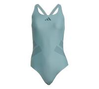 adidas Damen Logo C-Back Swimsuit, preloved Teal/Aurora ivy, 38