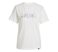 adidas Damen Lounge Food Graphic T-Shirt, Off White, M