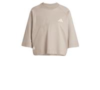 adidas Mercedes-AMG Petronas Formel 1 Team Premium Sweat T-Shirt Damen JW3087 - putty beige/wonder alumina S