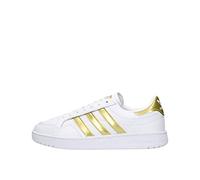 Adidas Damen MODERN 80 EUR Court W Running Shoe, FTWR White/Gold Met./FTWR White, 38 EU