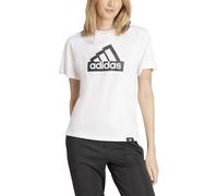 adidas Damen MODERN Essentials Graphic Tee, White, L