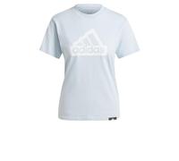 adidas MODERN Essentials Graphic Tee, Damen Kurzarm-Grafik-T-Shirt, Wonder Blue, IX6450