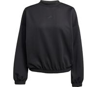 adidas Damen Motion Essentials Cover-Up Pullover (Größe L, schwarz)