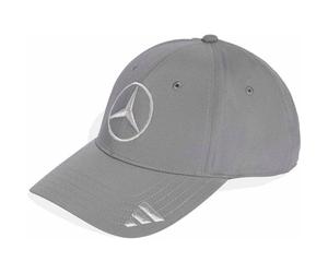 ADIDAS Damen Mütze Mercedes-AMG Petronas F1 Team Silberpfeile Fahrer (JZ9405W) ONE SIZE Grau