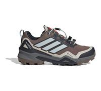 Wanderschuh ADIDAS TERREX "TERREX SKYCHASER GORE-TEX", Damen, Gr. 38,5, grau (earth strata, grau one, semi flash aqua), Synthetik, Textil, Schuhe, wasserdicht (33601944-38,5) earth strata, grau one, s