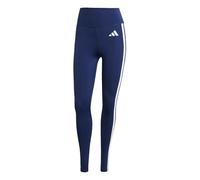 adidas Damen Optime Essentials 3 Stripes 7/8 Leggings, dark blue/white, L