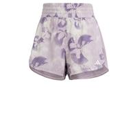 adidas Damen Pacer Essentials AOP Flower Tie-Dye Knit Shorts Lässige, Preloved Fig, XS