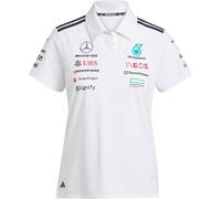 Adidas Damen Mercedes - AMG Petronas Formula ONE Team Team Polo White Women, White Melange/Black, S
